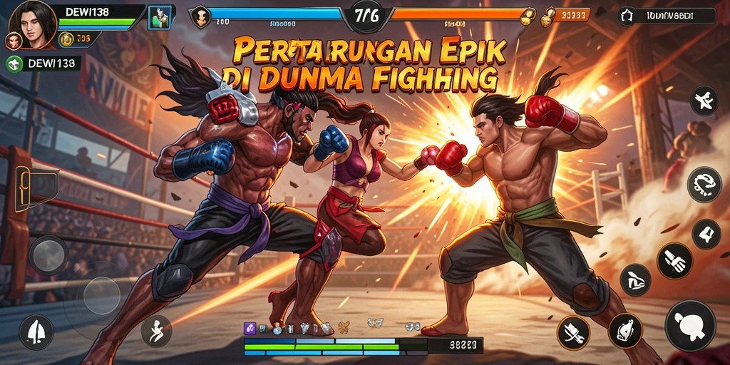 Tampilan aksi menarik dalam gameplay DEWI138 yang mendebarkan.
