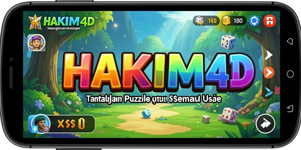 Gameplay HAKIM4D yang seru dan menantang dalam puzzle.