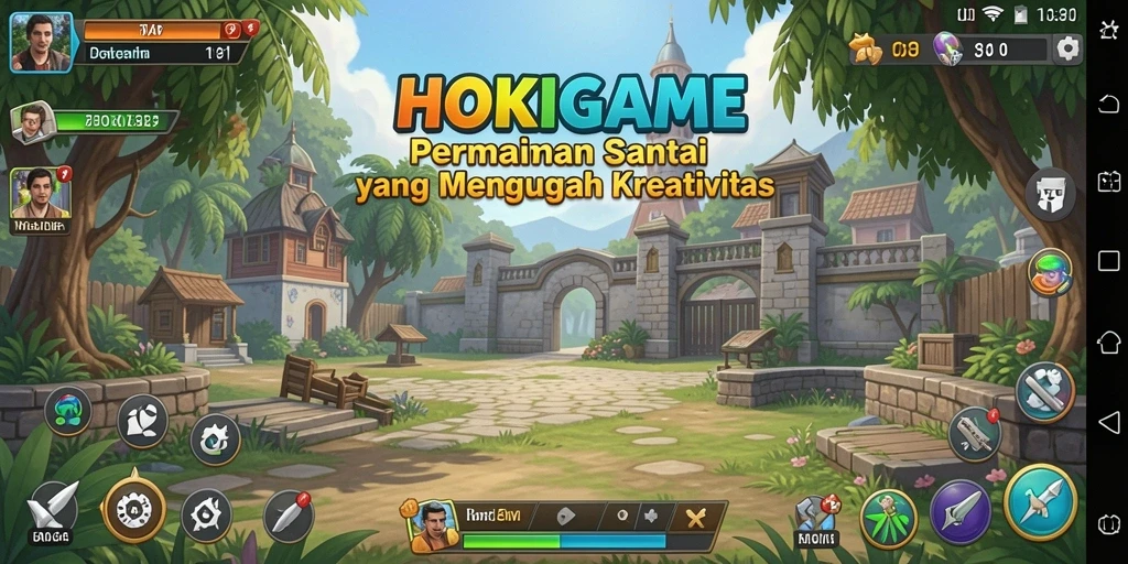 Screenshot utama HOKIGAME menampilkan gameplay yang menyenangkan dan santai.