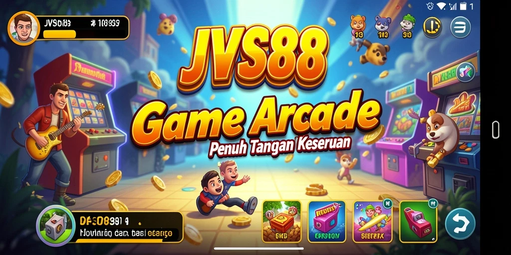 Screenshot gameplay JVS88 menampilkan aksi seru dan penuh tantangan di dunia arcade.