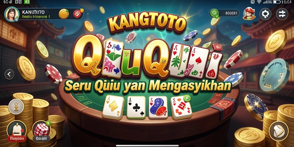Tampilan gameplay QiuQiu yang menarik dan interaktif.
