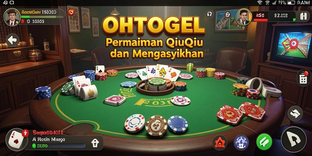 Tampilan gameplay QiuQiu yang seru dan menegangkan.
