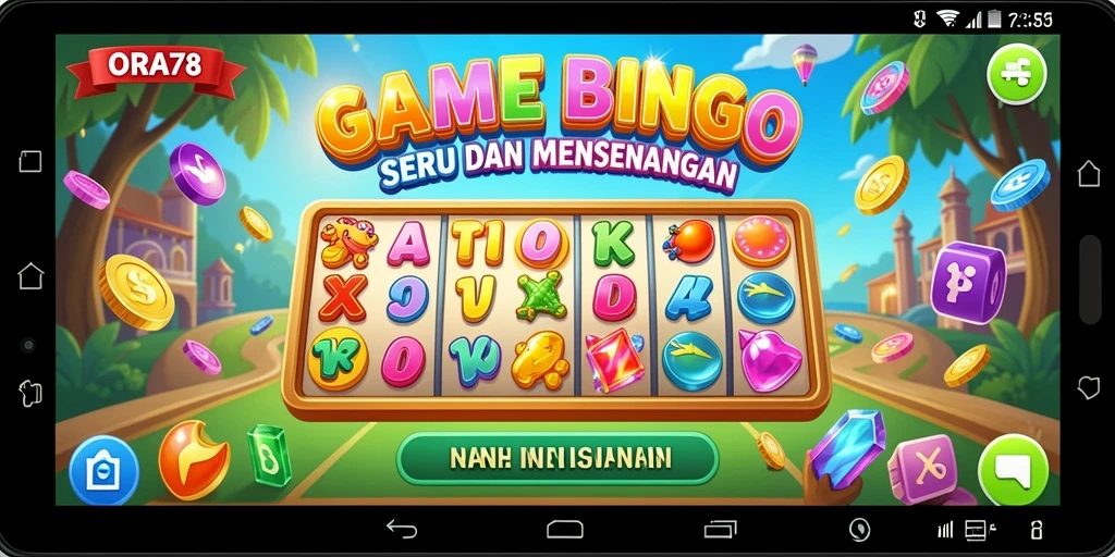 Screenshot gameplay ORA78 menampilkan momen seru permainan Bingo.