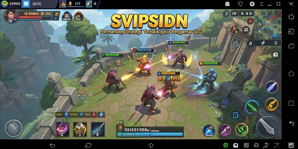 Tampilan gameplay SLG yang seru dan mendebarkan di SVIPSIDN.