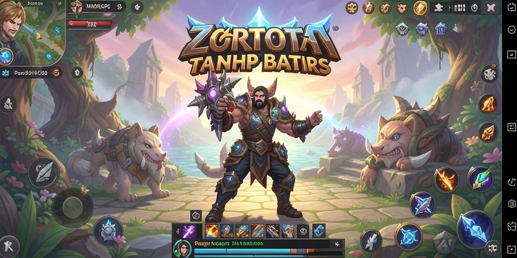 Tampilan gameplay menarik dari ZORTOTO yang menampilkan pertarungan epik.